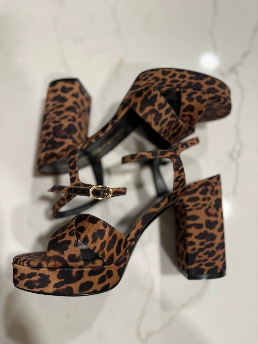 Stuart Weitzman bold leopard